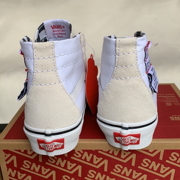 VANS SK8-Hi TAPERED DIY White/True White WMNS - Picture 13 of 15